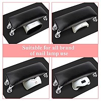 Nail Arm Rest For Acrylic Nails With Nail Table Mat Microfiber Leather Nail Hand Rest Cushion For Nails Soft Hand Pillow Foots