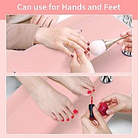 Nail Arm Rest For Acrylic Nails With Nail Table Mat Microfiber Leather Nail Hand Rest Cushion For Nails Soft Hand Pillow Foots