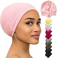 Caplord Silk Bonnet Adjustable Satin Bonnet For Curly Hair Night Cap For Hair Cover Bonnet For Men Satin Lined Sleep Cap Satin H