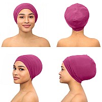 Caplord Silk Satin Bonnet Hair Cover Sleep Cap For Sleeping Beanie Hat Adjustable Stay On Headwear Lined Natural Nurse Cap For W