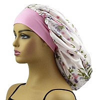 Satin Bonnet Silk Hair Bonnet Satin Sleep Cap Silk Bonnet for Sleeping Braids Long Hair Extra Large Sleep Cap Satin Bonnet