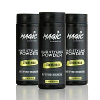 Magic Cosmetics Hair Powder Men Unisex Root Hair Styling Powder Matt Look Antigravity Powder Styler Invisible Texture