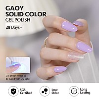 Gaoy Pastel Gel Nail Polish 16Ml Soak Off Uv Light Cure Gel Polish For Spring Summer Soft Candy Nail Art Diy Macaron 1648 Ligh