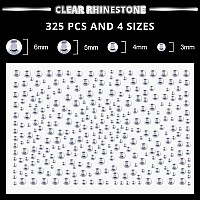 1225 Pcs Of Rhinestone Stickers 3456Mm Clearcolorful Self Adhesive Face Gems Stick On Body Crystal Jewels With Quick Dry Ma