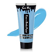 Go Ho Light Blue Body Paint Washable237 Oz70 Mlwater Based Cream Pale Blue Face Paintblue Face Body Paint For Sfx Cosplay