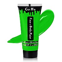 Go Ho Amazon Green Body Paint Washable237Oz70Mlwater Based Cream Bright Green Face Paintst Patricks Day Accessorieshallow