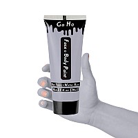 Go Ho Grey Body Paint Washable 237 Oz70 Mlwater Based Cream Grey Face Paintgray Face Body Paint For Sfx Cosplay Costumes F