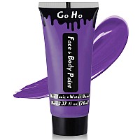 Go Ho Purple Body Paint Washable237 Ozfull Coveragesmoothwater Based Cream Purple Face Body Paint For Sfx Cosplay Costumes