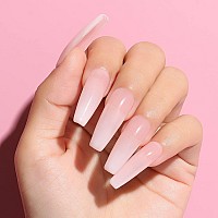 Aimeili Hema Free Rubber Base Gel For Nails Soak Off U V Led Clear Sheer Gel Nail Polish 4 In 1 Nail Strengthenenhancebase C