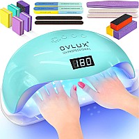 Uv Led Nail Lamp 180W Professional Nail Dryer Gel Polish Light Uv Nail Light With 57 Bulbs 16 Files Buffers Nail Polish Cu