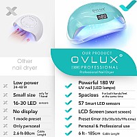 Uv Led Nail Lamp 180W Professional Nail Dryer Gel Polish Light Uv Nail Light With 57 Bulbs 16 Files Buffers Nail Polish Cu