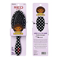 Red By Kiss Detangling Hair Brush Glides Through Tangles With Ease For All Hair Types Kids Friendly Size Hair Detangler Wet Or D