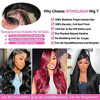 13X4 Body Wave Lace Front Wigs Human Hair 16 Inch Hd Lace Front Wigs Human Hair Pre Plucked 180 Density Black Glueless Lace Fron