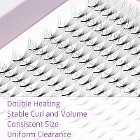 EMEDA 180 Fans Premade Fans Eyelash Extensions Thin Base 10D Stable C Curl Pointy Base Premade Lash Extensions Fans Pre Fanned Volume Lash Extensions (10D 0.07 C 15mm)