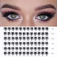 Lankiz Diy Lash Extensions 72Pcs Lash Cluster 10Mm Individual Eyelash Extensions At Home Superfine Band Soft Lash Clusters Di