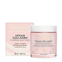 Pacifica Beauty Vegan Collagen Plumping Jelly Overnight Face Mask Skincare Peptide Moisturizer Hyaluronic Acid Squalane Gla