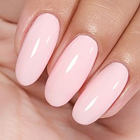 Gelike Ec Sheer Nude Gel Polish Set Jelly Nail Polish Light Pink Gel With Liner Neutral Color Jelly Soak Off Uv Gel Nails For