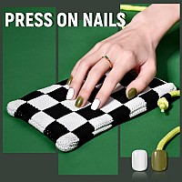 Tsmaddts Short Press On Nails 24 Colors Short Fake Nails With Glue Glossy Press On Nails For Women 720Pcs Fake Nails For Diy