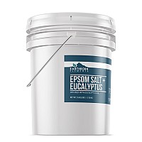 Earthborn Elements Eucalyptus Epsom Salt 5 Gallon Bucket Pure Undiluted Soothing Aroma