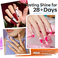 Modelones 32 Pcs Gel Nail Polish Set 28 Colors Summer Neon Gel Polish Kit With Glossymatte Top Base Coat Bond Primer Gift Fo