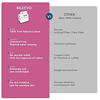 Bileevo Disposable Face Towels Xl 10 X 12 100 Cotton Clean Face Towelettes Face Cloths For Washing Face Ultra Soft Mak