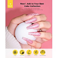 Burano Glitter Gel Nail Polish Led Uv Nail Gel Shimmer Holographic Effect Soak Off Gel Curing Required No Chip Gel Polish Spar