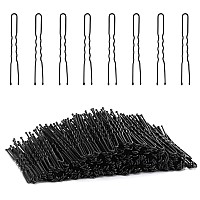 Tbestmax 300 Hair Bun Bobby Pins U Shaped Pin With Box Hair Grips To Clip Ballet Hair Net For Women 5 Cm2 Inch Black