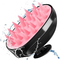 Sosoon Scalp Massager Shampoo Brush Soft Silicone Hair Scalp Exfoliating Scrubber For Men Women Kids Hair Growth Stress Relief