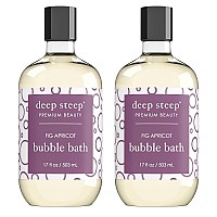 Deep Steep Bubble Bath 17 Ounce Pack Of 2 Fig Apricot