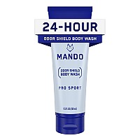 Mando Odor Shield Body Wash 24 Hour Odor Control Removes Odor Better Than Soap Sls Free Paraben Free Skin Safe 85 Oun