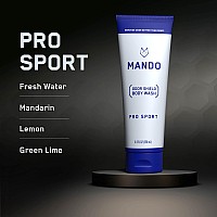 Mando Odor Shield Body Wash 24 Hour Odor Control Removes Odor Better Than Soap Sls Free Paraben Free Skin Safe 85 Oun