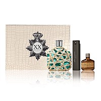 John Varvatos Teal For Men Eau De Toilette 3Piece Gift Set