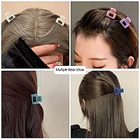 Ahoney 10Pcs Small Hair Claw Clips For Women Girls Mini Matte Tiny Hair Clips For Thin Thick Medium Hair Cute Jaw Barrettes W