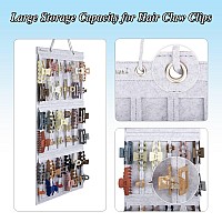 Hanging Hair Claw Clips Holder For Women Claw Hair Clips Storage Organizer For Lady Hair Banana Barrettes And Butterfly Jaw Cl