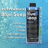 Retrodeco Ultra Concentrated 169Oz Tincture Of Blue Tattoo Soap Usp Makes 13 Gallons Of Blue Soap With Xl 169Oz Squeeze Bott