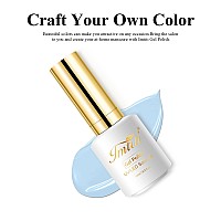 Imtiti Pastel Gel Nail Polish 1 Pcs 05 Fl Oz Pastel Blue Gel Polish Soak Off Led U V Nail Gel Polish Spring Summer Easter Gel