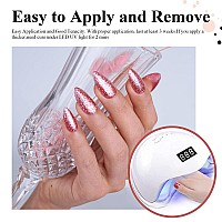 Imtiti Red Gel Nail Polish 1 Pcs 15Ml Platinum Glitter Red Color Soak Off Led Longlasting Nail Gel Polish Nail Art Starter Man