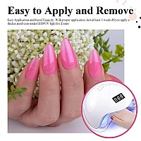 Imtiti Pink Gel Nail Polish 1 Pcs 15Ml Pearl Pink Color Soak Off Led Longlasting Nail Gel Polish Nail Art Starter Manicure Sal