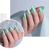 Imtiti Blue Green Gel Nail Polish 1 Pcs 15Ml Glitter Aquamarine Color Soak Off Led Longlasting Nail Gel Polish Nail Art Starte