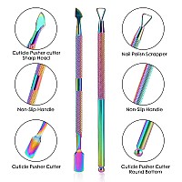 Cuticle Trimmer With Cuticle Pusher And Cutteryinyin Cuticle Remover Cutter Nipper Clippers Durable Pedicure Manicure Tools For