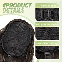 Kookastyle Ponytail Extensions Drawstring Ponytail Curly Extensions Natural Wavy Long Wavy Ponytail Hair Extensions Clipon Syn