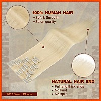 Benehair Clip In Hair Extensions Real Human Hair Blonde Hair Extensions Clip In Human Hair 24Inch Long Straight Remy Natural Ful