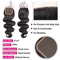 Ralisa Body Wave Bundles With Middle Part Closure Transparent Closure With Bundles 26 28 3022 In Hd Lace Frontal Bundles And