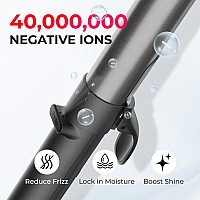 Rotating Curling Iron Tymo Ionic Automatic Curling Iron 1 14 Inch For Mediumlong Hair Travel Hair Curler Long Tourmaline Cer