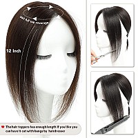 Aimeolyn Hair Toppers Real Human Hair For Women No Bangs Top Hair Extensions Pieces For Thinning Wiglets Upgrade Lace Base Prem