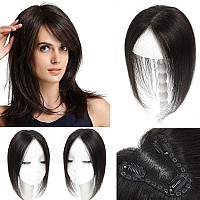 Aimeolyn Hair Toppers For Women Real Human Hair Toppers For Women No Bangs Top Hair Extensions Hair Pieces For Thinning Hair Wig