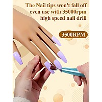 Practice Hand For Acrylic Nails Silicone Nail Hand Practice Upgrade Nail Tips Never Fall Off Fake Nail Manican Hand For Nail P