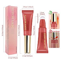 LSxia Liquid Blush Makeup Wand, Cream Liquid Blush with Cushion Applicator For Cheeks Tint, Natural-looking, Glow Dewy Finish, Weightless Blendable Liquid Blush Stick, Long-wearing | #105 ARDOUR-Red Brown