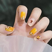 Cute Honeybee Nail Art Stickers 3D Little Animal Selfadhesive Sticker Cartoon Bee Nail Art Decals Holographic Gold Bee Nail De