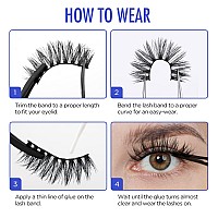 Lashes Natural Look False Eyelashes Bepholan Fake Eyelashes 3D Super Fluffy False Lashes Mega Volume Wispy Lashes 2 Pairs Plus